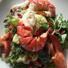 Gluten-free lobster Cobb salad from Harry's Cafe & Steak